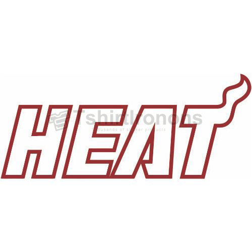 Miami Heat T-shirts Iron On Transfers N1066 - Click Image to Close